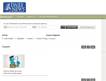 Tablet Screenshot of coupons.newburyportnews.com